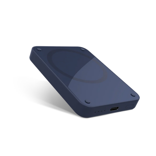 Baterie exterma EPICO 4200mAh Magnetic Wireless Power Bank, Albastru - iSTYLE RO