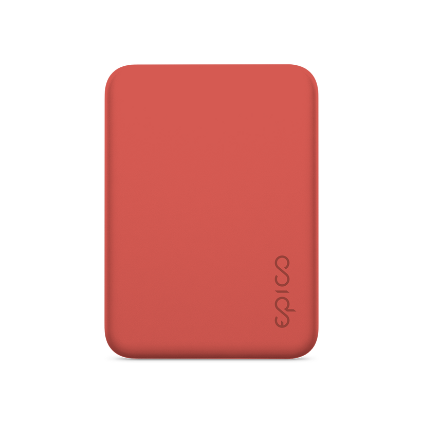 Baterie exterma EPICO 4200mAh Magnetic Wireless Power Bank, Rosu - iSTYLE RO