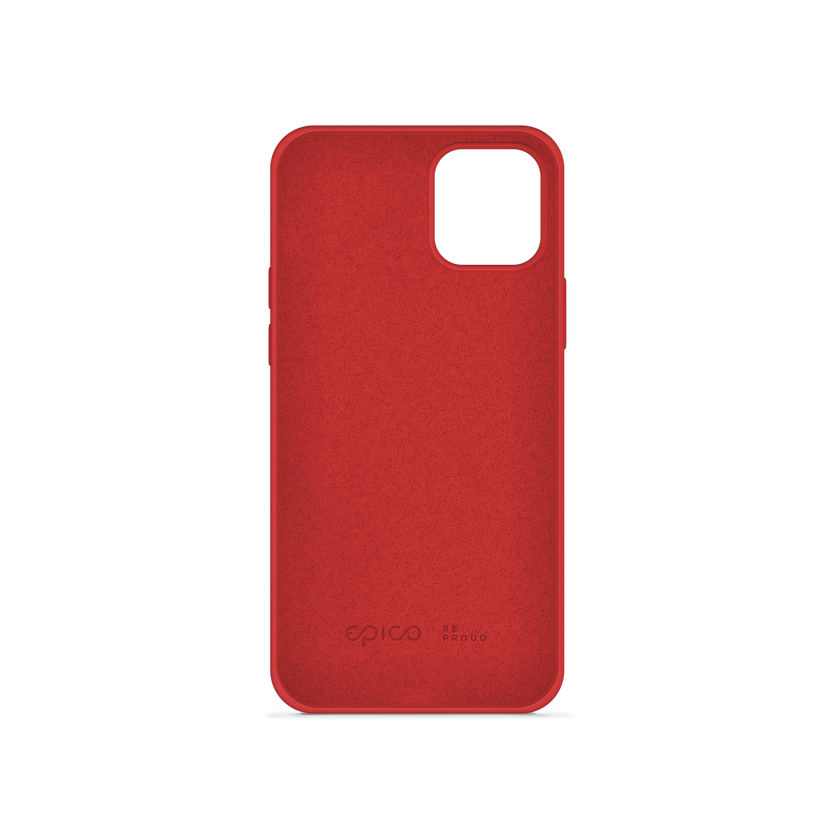 Husa de protectie Epico pentru iPhone 12 / iPhone 12 Pro, Silicon, Rosu - iSTYLE RO