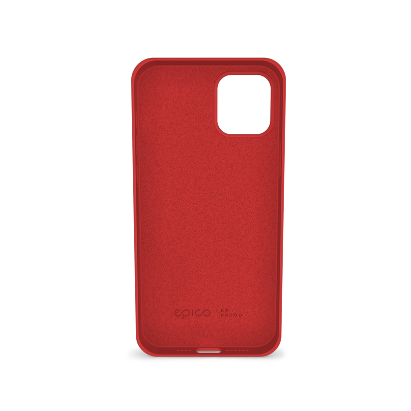 Husa de protectie Epico pentru iPhone 12 / iPhone 12 Pro, Silicon, Rosu - iSTYLE RO
