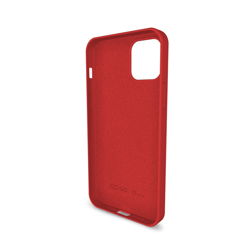 Husa de protectie Epico pentru iPhone 12 / iPhone 12 Pro, Silicon, Rosu - iSTYLE RO