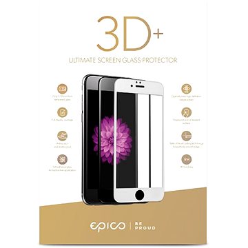 Folie de protectie din sticla Epico 3D+ pentru iPhone 6/7/8, Negru - iSTYLE RO