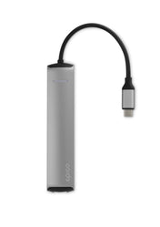 Hub Epico USB Type-C, Argintiu - iSTYLE RO