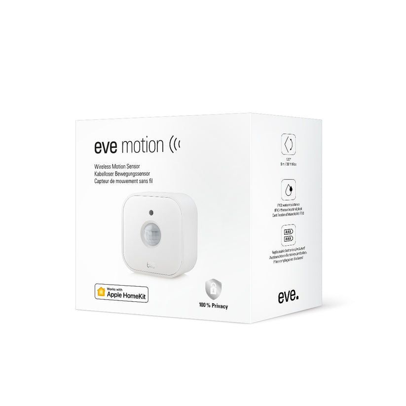 Senzor de miscare Eve Motion Wireless Sensor - IPX3 water resistance - Tread compatible - iSTYLE RO