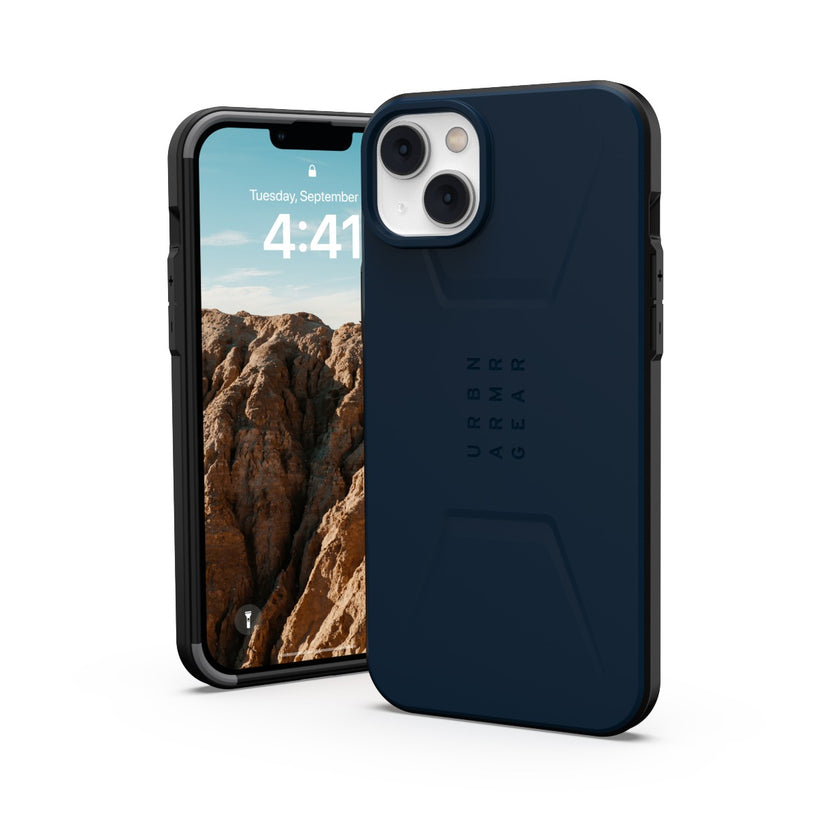 Husa de protectie UAG Civilian cu MagSafe pentru iPhone 14 Plus, Albastru - iSTYLE RO