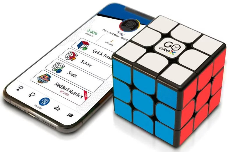 Cub rubik smart GoCube X, Bluetooth 5.0, Senzori smart, Culori neon - iSTYLE RO