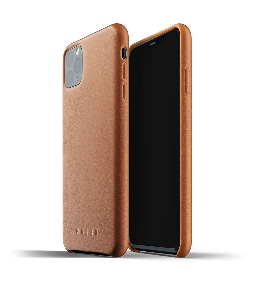 Husa de protectie Mujjo pentru iPhone 11 Pro Max, Piele, Tan - iSTYLE RO