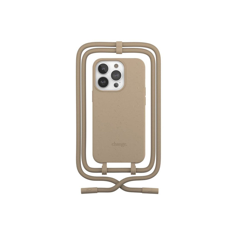 Husa de protectie Woodcessories Change Case pentru iPhone 14 Pro, Taupe - iSTYLE RO