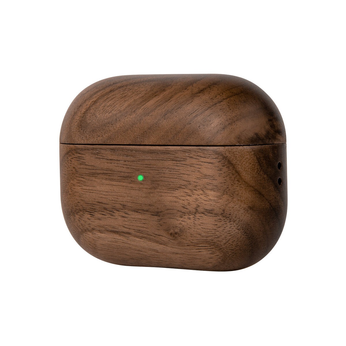 Husa de protectie Woodcessories AirCase Wood pentru AirPods Pro - Walnut Wood - iSTYLE RO