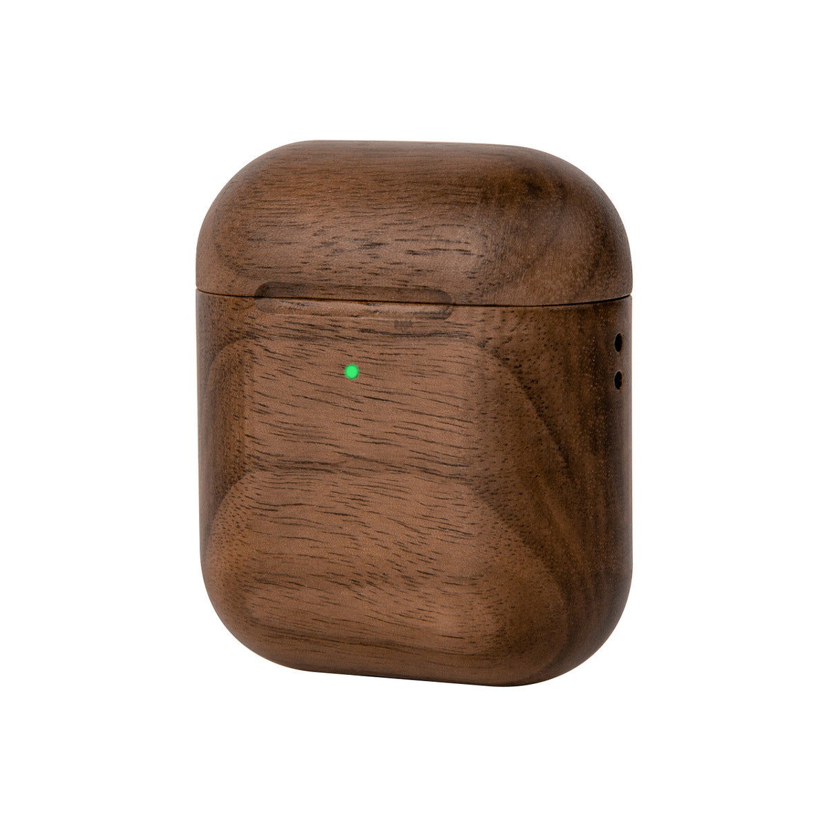 Husa de protectie Woodcessories AirCase Wood pentru AirPods 1 & 2 - Walnut Wood - iSTYLE RO