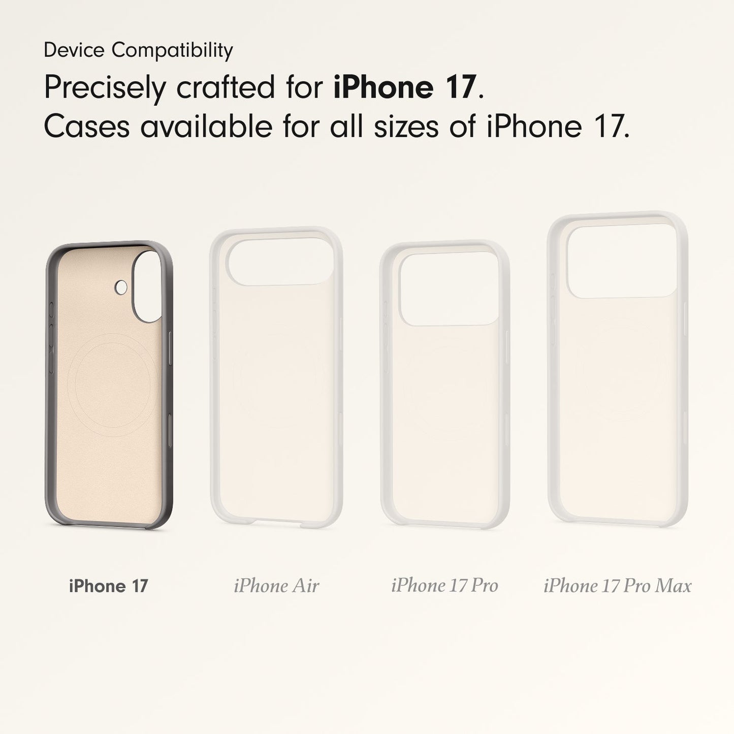 Husa de protectie Apple Beats cu MagSafe pentru iPhone 17, Granite Gray - iSTYLE RO