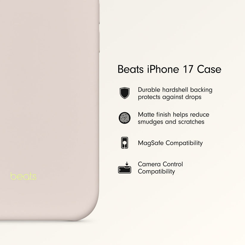 Husa de protectie Apple Beats cu MagSafe pentru iPhone 17, Lime Stone - iSTYLE RO