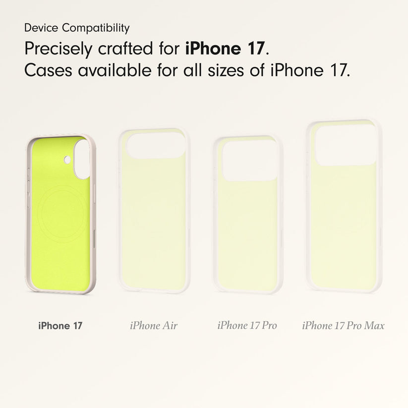 Husa de protectie Apple Beats cu MagSafe pentru iPhone 17, Lime Stone - iSTYLE RO