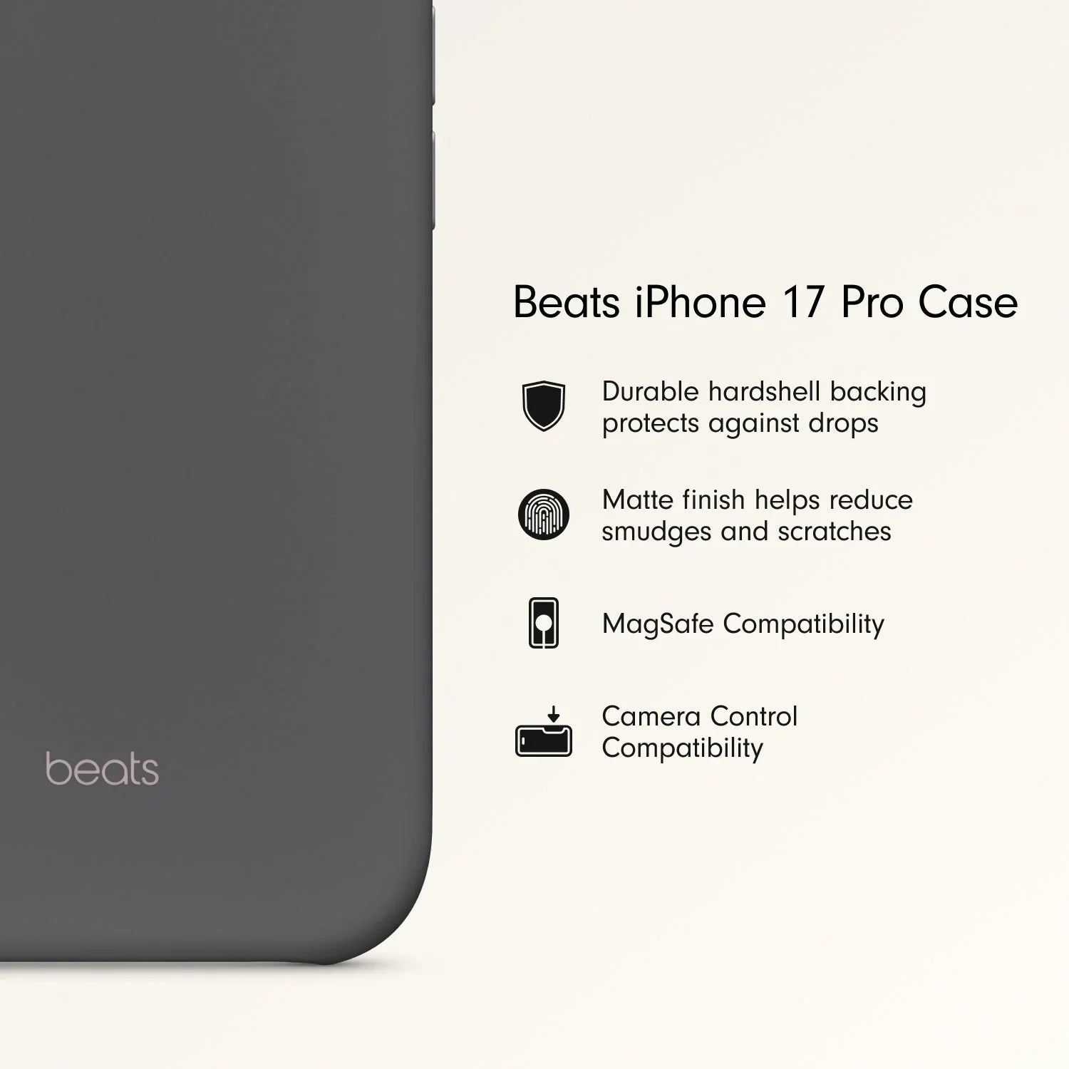 Husa de protectie Apple Beats cu MagSafe pentru iPhone 17 Pro