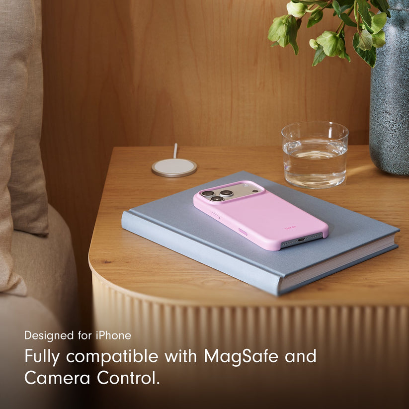 Husa de protectie Apple Beats cu MagSafe pentru iPhone 17 Pro Max, Pebble Pink - iSTYLE RO