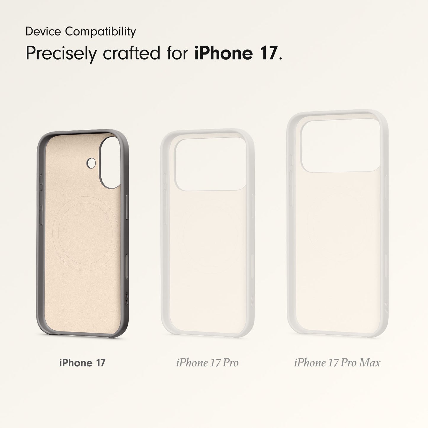 Husa de protectie Apple Beats pentru iPhone 17 cu suport, MagSafe și control al camerei, Granite Gray