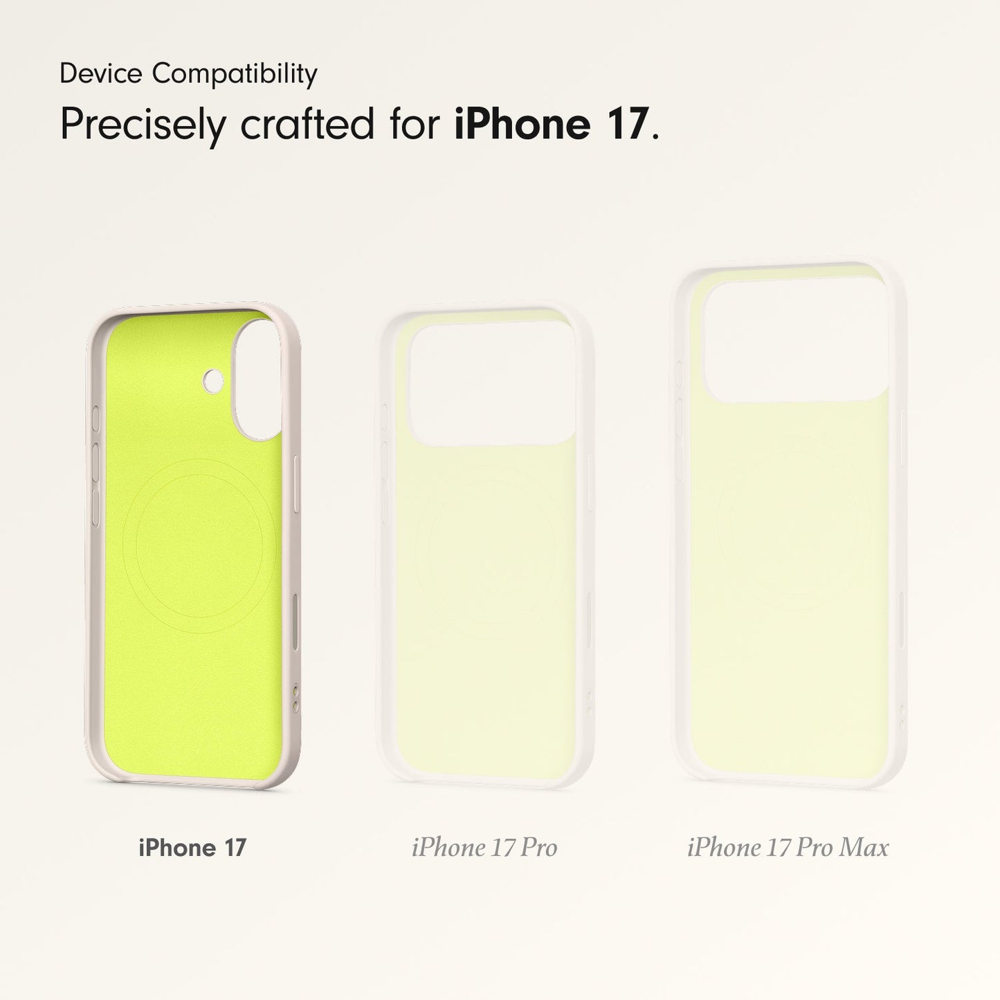 Husa de protectie Apple Beats pentru iPhone 17 cu suport, MagSafe și control al camerei, Lime Stone - iSTYLE RO