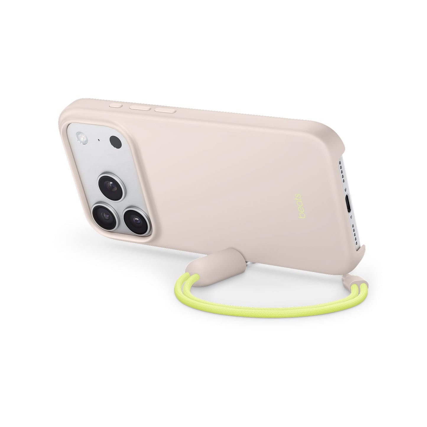 Husa de protectie Apple Beats pentru iPhone 17 Pro cu suport, MagSafe și control al camerei, Lime Stone