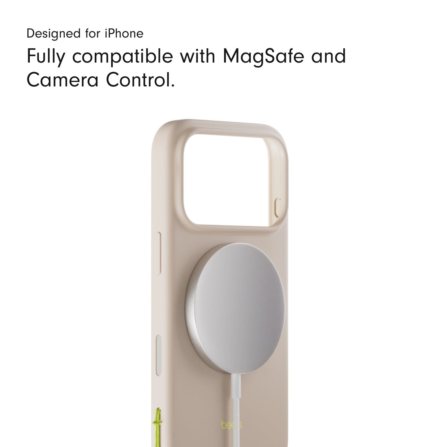 Husa de protectie Apple Beats pentru iPhone 17 Pro cu suport, MagSafe și control al camerei, Lime Stone