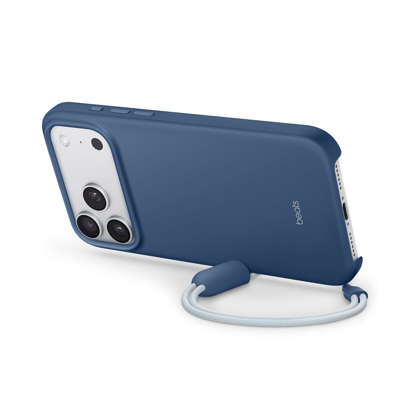 Husa de protectie Apple Beats pentru iPhone 17 Pro Max cu suport, MagSafe și control al camerei, Bedrock Blue