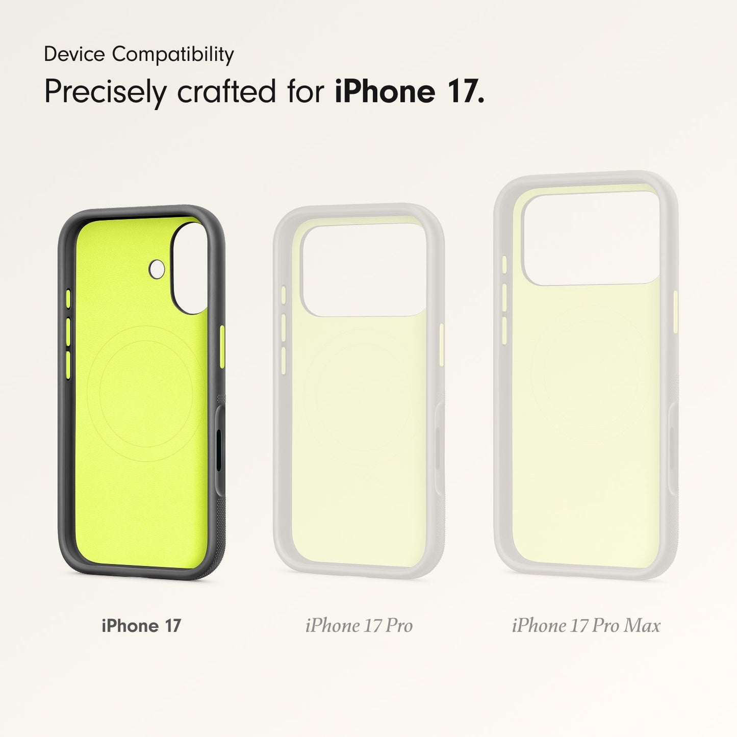 Husa de protectie Apple Beats Rugged pentru iPhone 17 cu MagSafe și control al camerei, Everest Black