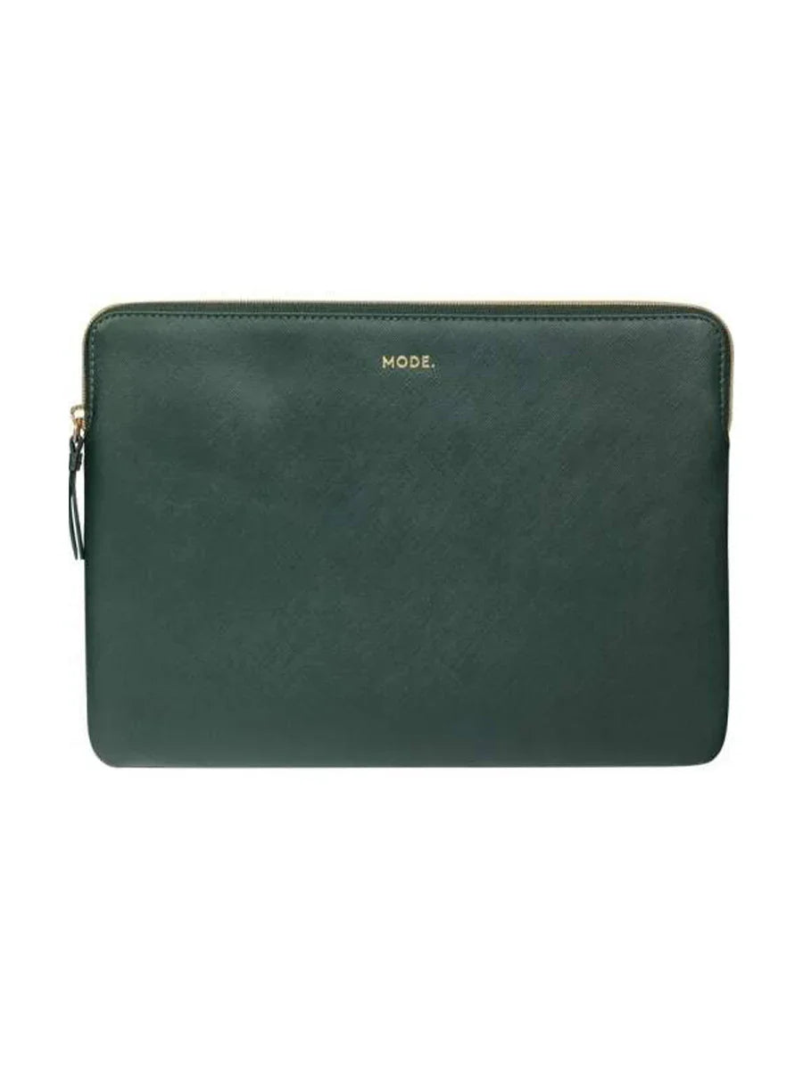 Husa dbramante1928 Paris pentru MacBook Pro 16", Piele, Verde - iSTYLE RO