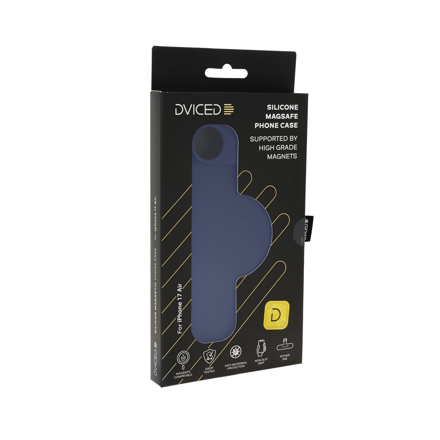 Husă de protectie DVICED din silicon pentru iPhone Air, Albastru