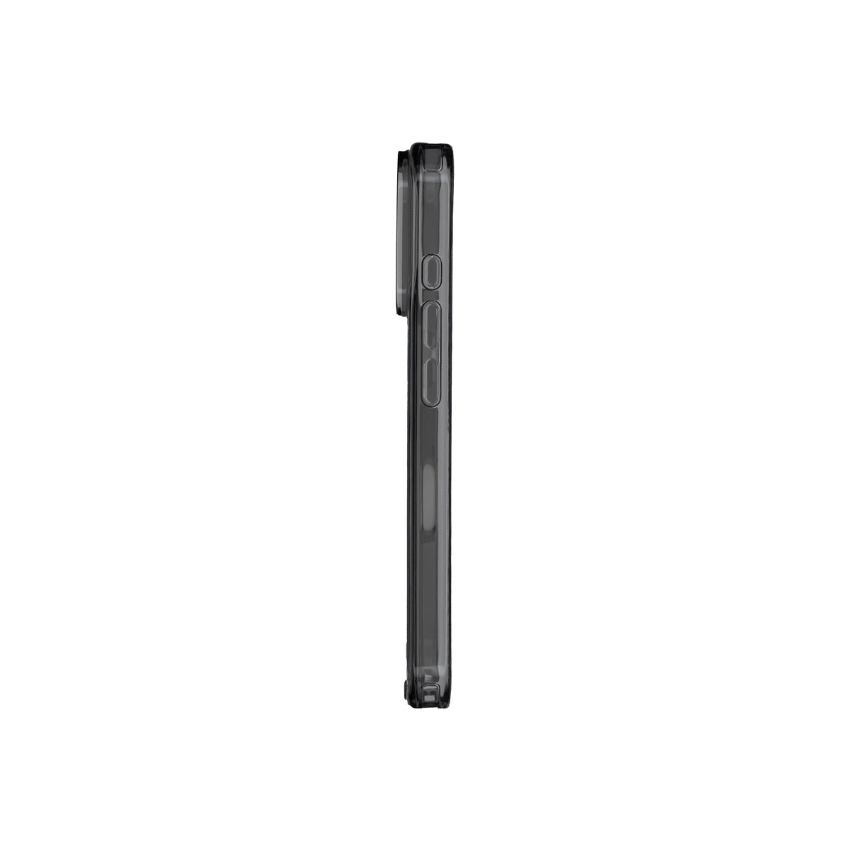 Husă de protectie DVICED din silicon pentru iPhone 17 Pro, MagSafe, Fumuriu-Auriu