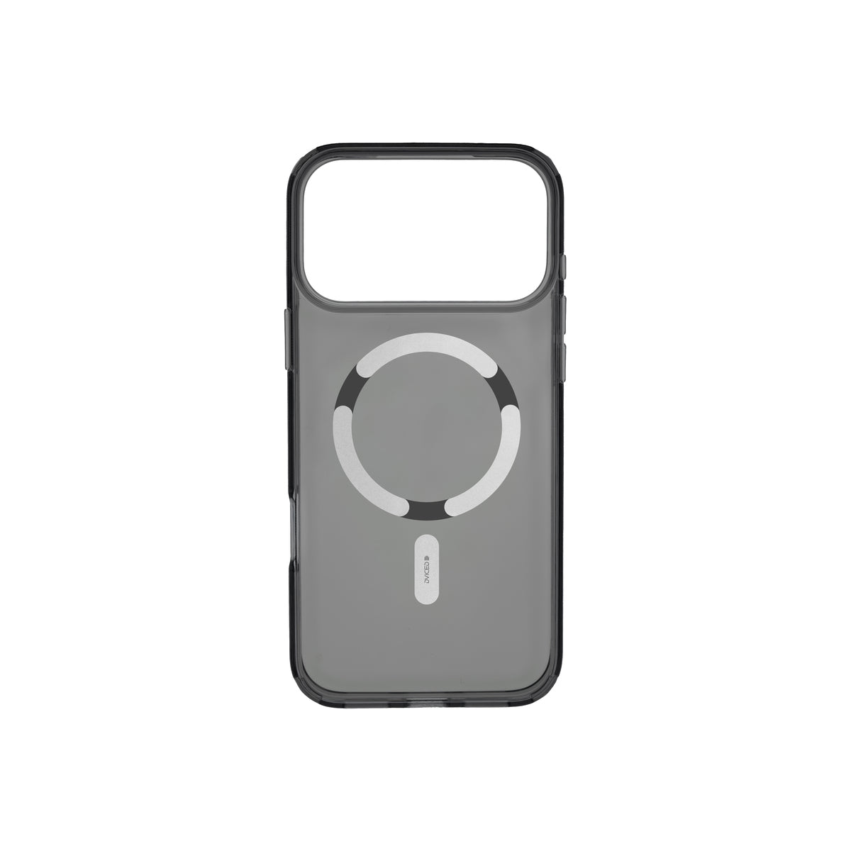 Husă de protectie DVICED din silicon pentru iPhone 17 Pro Max, MagSafe, Fumuriu-Argintiu