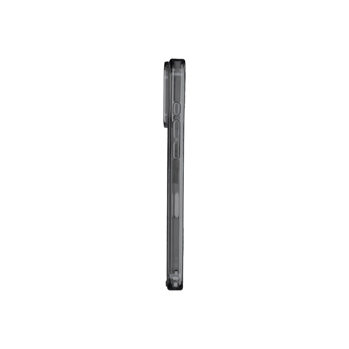 Husă de protectie DVICED din silicon pentru iPhone 17 Pro Max, MagSafe, Fumuriu-Argintiu
