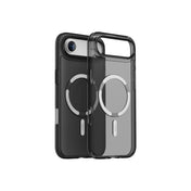 Husă de protectie DVICED din silicon pentru iPhone Air, MagSafe, Fumuriu-Argintiu