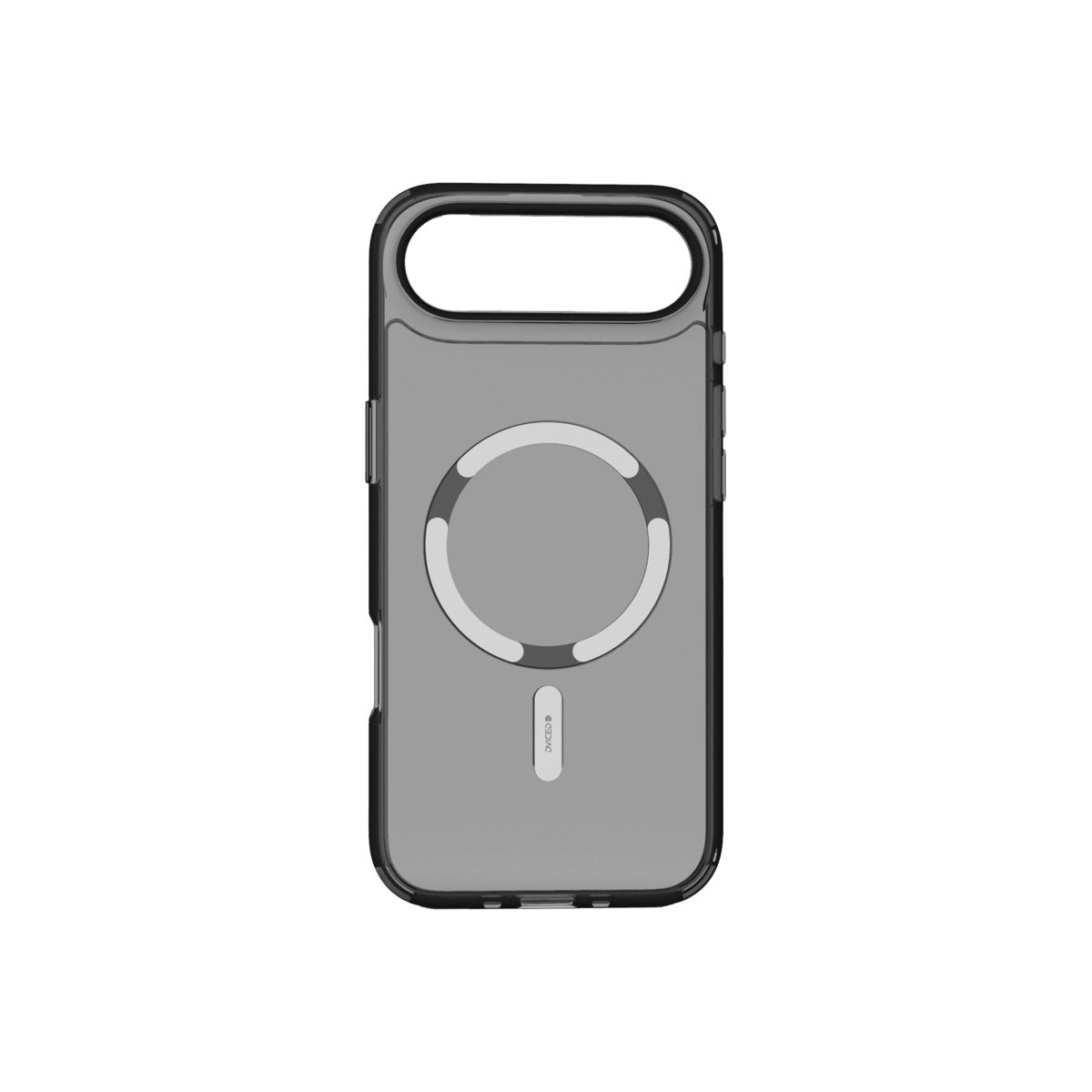 Husă de protectie DVICED din silicon pentru iPhone Air, MagSafe, Fumuriu-Argintiu