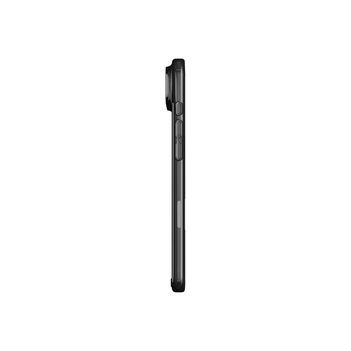 Husă de protectie DVICED din silicon pentru iPhone Air, MagSafe, Fumuriu-Argintiu