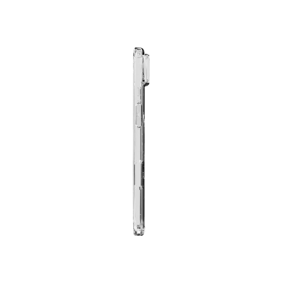 Husă de protectie DVICED din silicon pentru iPhone Air, MagSafe, Transparent-neagră