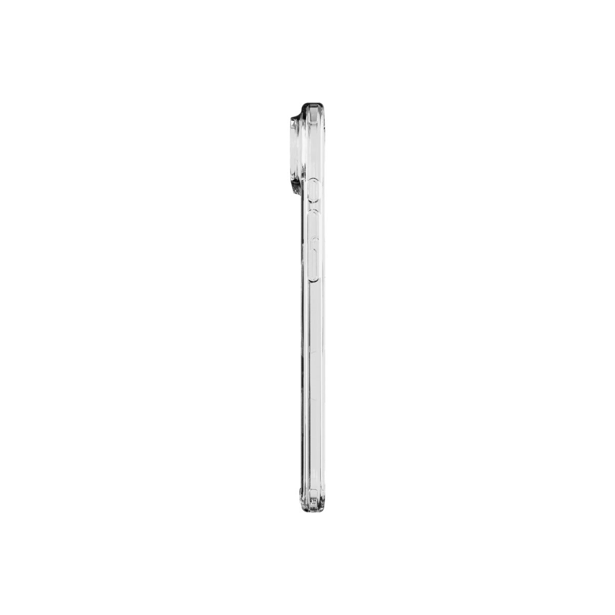 Husă de protectie DVICED din silicon pentru iPhone Air, MagSafe, Transparent-neagră
