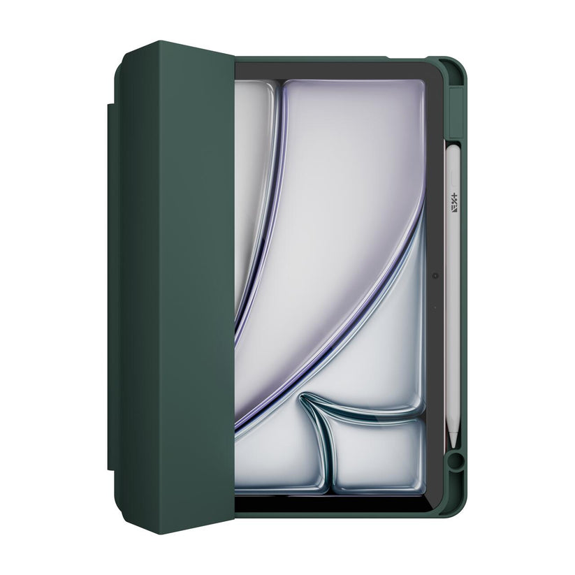 Husa de protectie Next One Rollcase pentru iPad Air 11" M2, cu suport pentru stilou, Verde - iSTYLE RO