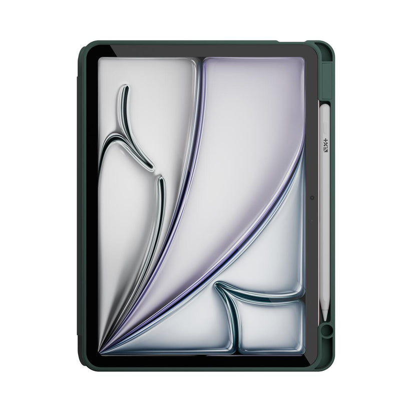 Husa de protectie Next One Rollcase pentru iPad Air 11" M2, cu suport pentru stilou, Verde - iSTYLE RO