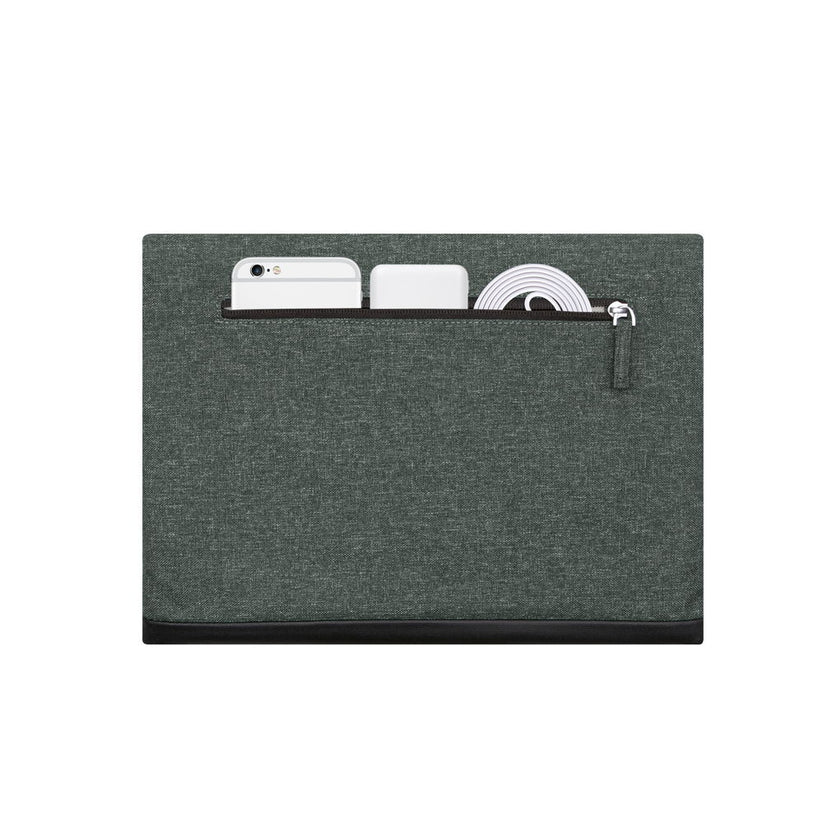 Husa de protectie Rivacase 8803 Lantau khaki mélange pentru MacBook Pro 13" / 14" si MacBook Air, Gri - iSTYLE RO