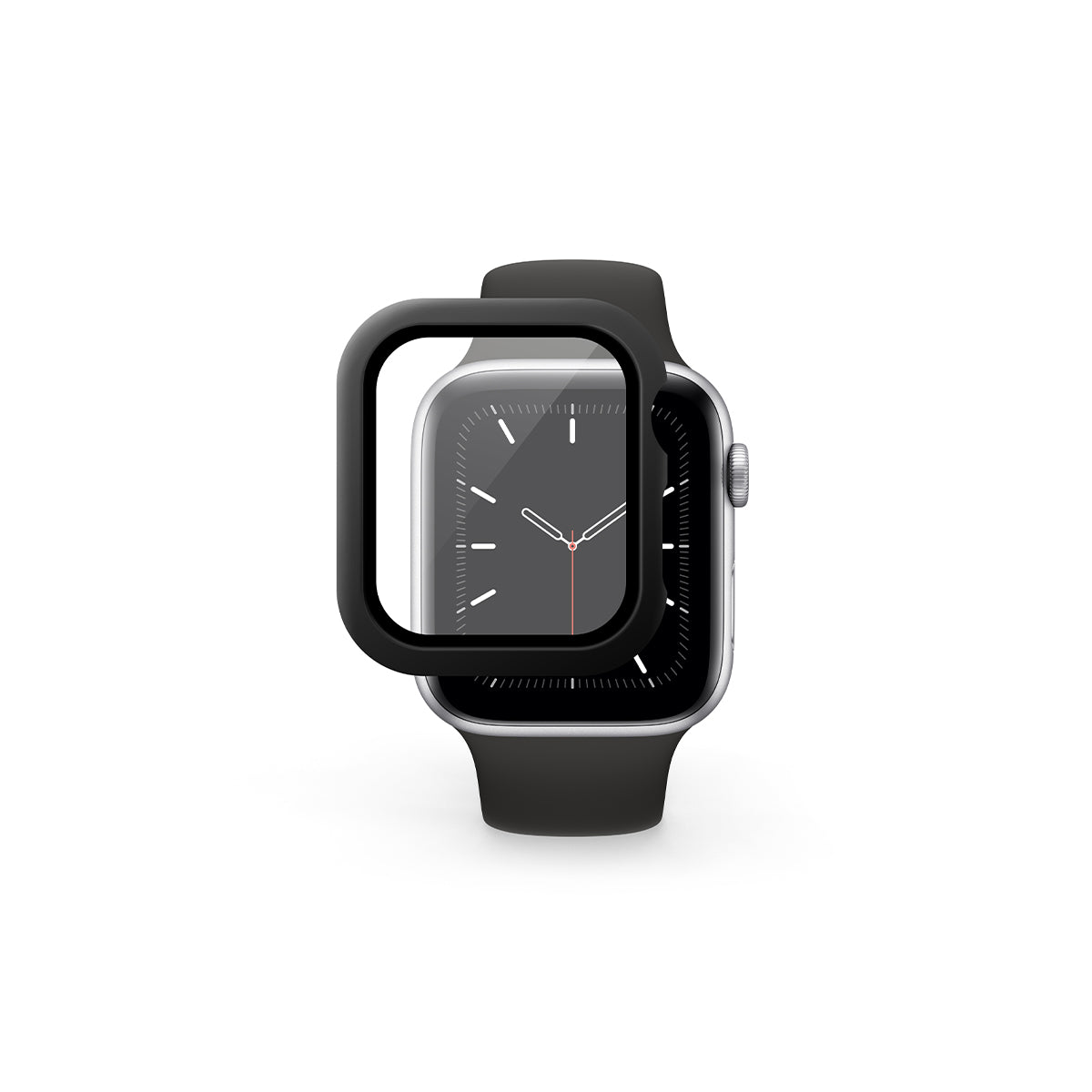 Husa de protectie Epico pentru Apple Watch 4/5/6/SE (44mm), Negru - iSTYLE RO
