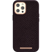 Husa de protectie Njord pentru iPhone 12 Pro Max, Piele, Purple - iSTYLE RO