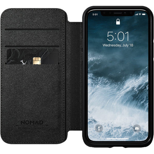 Husa de protectie Nomad Folio pentru iPhone 11 Pro, Piele, Maro - iSTYLE RO
