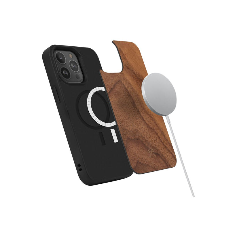 Husa de protectie Woodcessories cu MagSafe pentru iPhone 14 Pro Max, Maro - iSTYLE RO