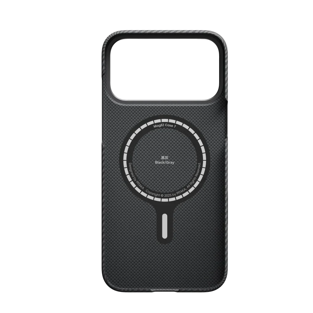 Husa de protectie Pitaka pentru iPhone 17 Pro Max MagEZ 7 600D Ultra-Slim MagSafe Negru/Gri