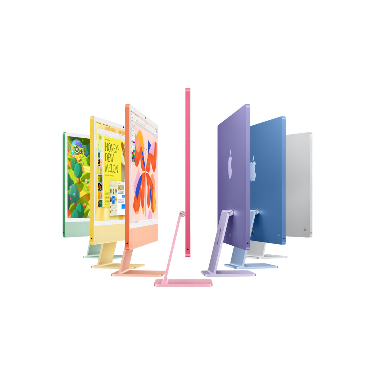 iMac 24" cu procesor Apple M4, 24", Retina 4.5K, 10 nuclee CPU si 10 nuclee GPU, 16GB, 512GB SSD, layout US, Verde - iSTYLE RO