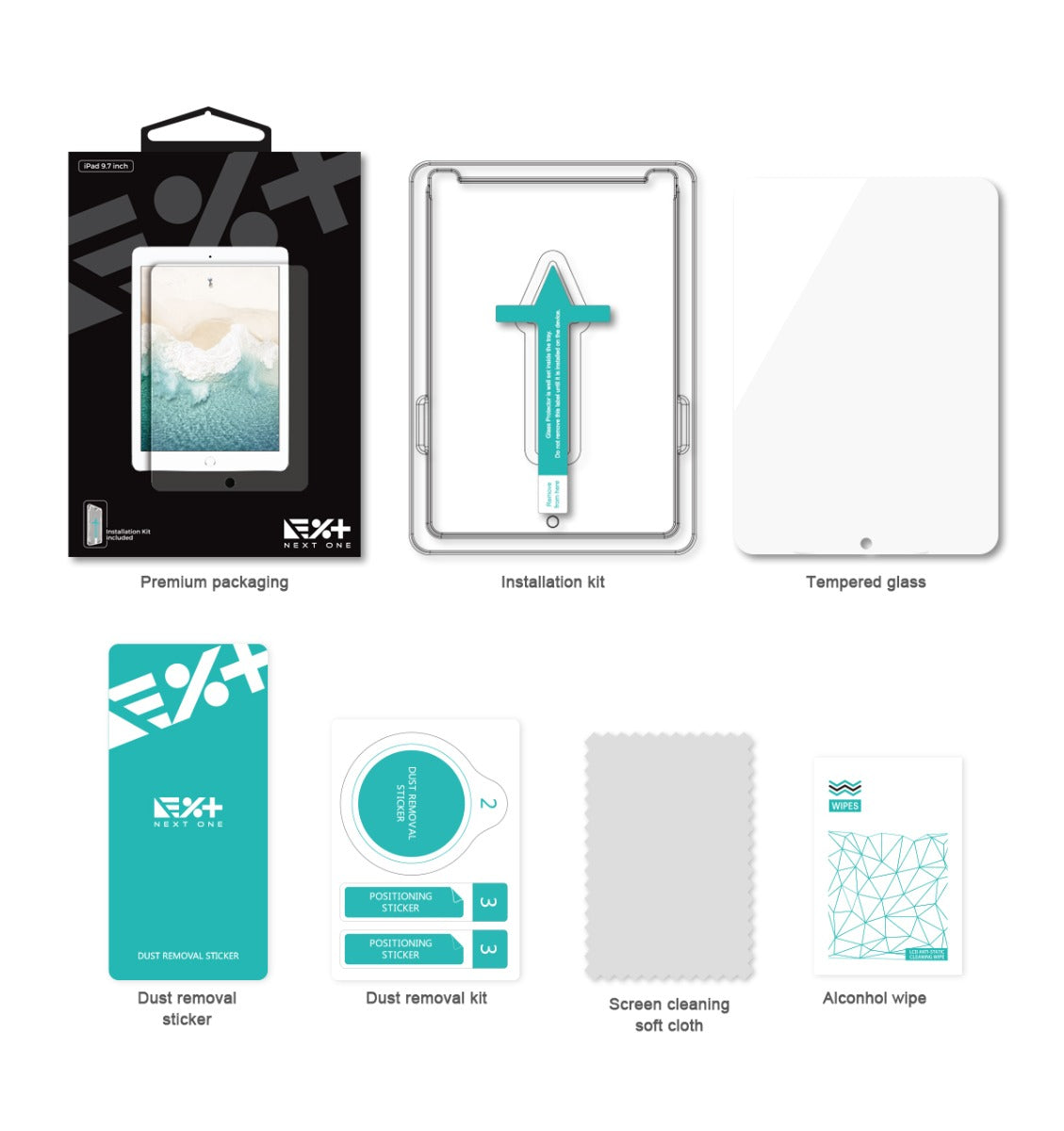 Folie de protectie din sticla NEXT ONE pentru iPad 9.7" - iSTYLE RO