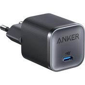 Adaptor priza Anker Nano 45W Super Fast Charger USB-C, Negru, cablu 1.8m inclus