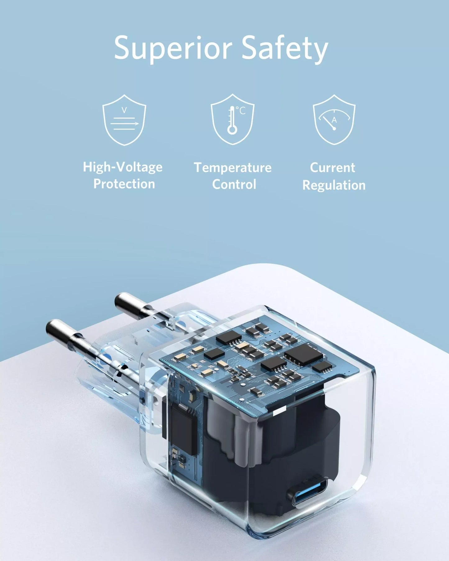 Incarcator retea Anker PowerPort III 20W Cube alb