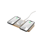 Statie de incarcare Woodcessories MultiPad Wireless 3in1, Oak/Fabric - iSTYLE RO