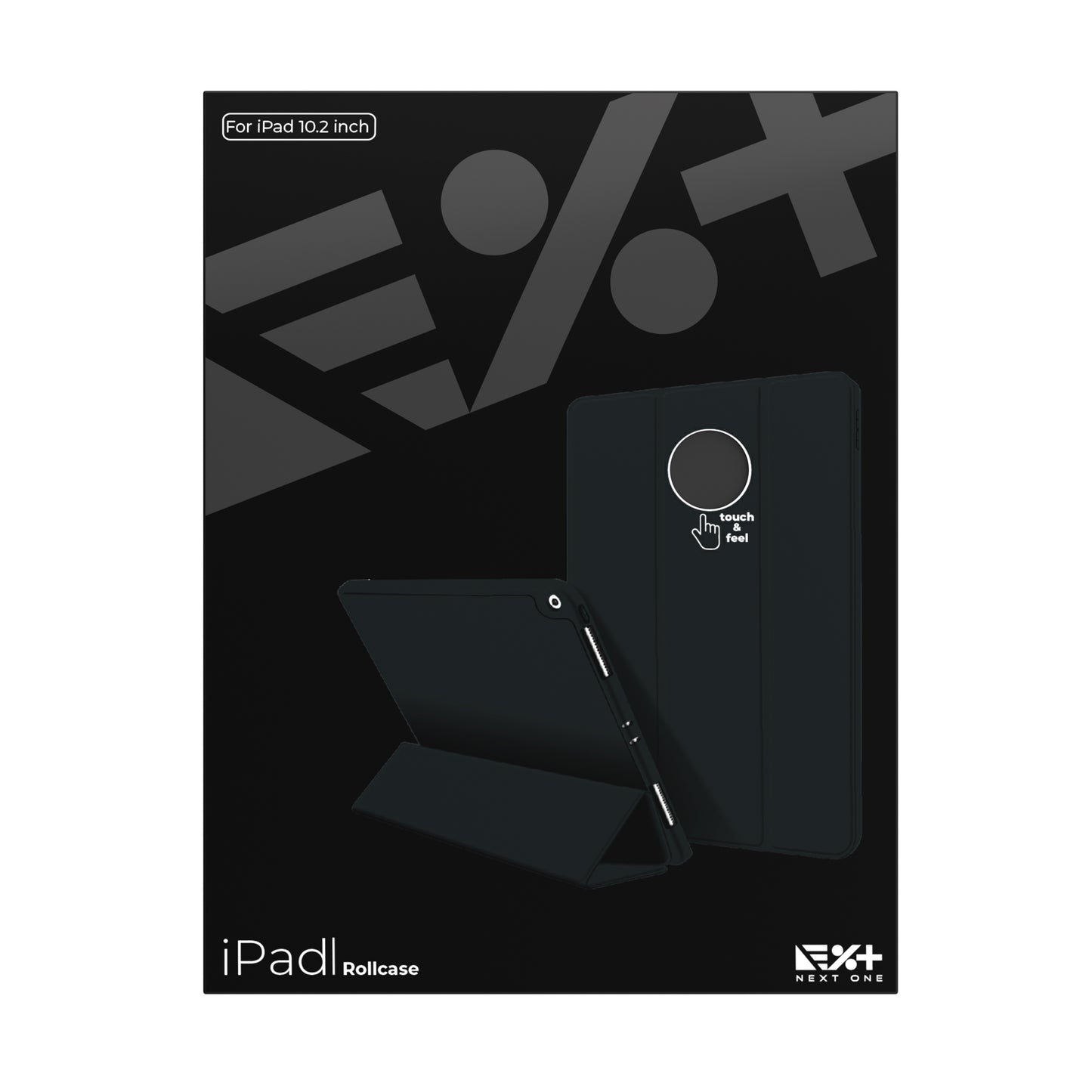 Husa de protectie NEXT ONE Rollcase pentru iPad 10.2inch, Negru - iSTYLE RO