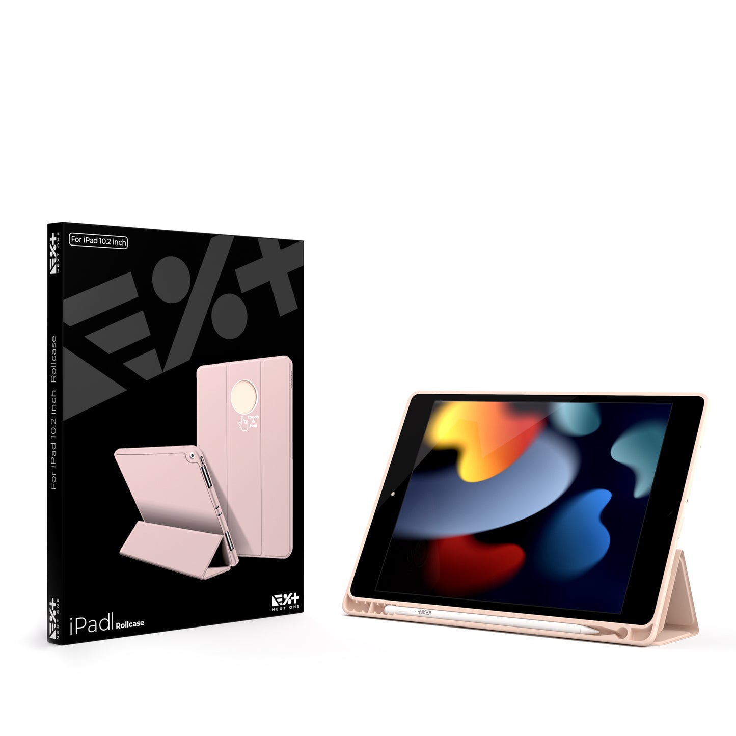 Husa de protectie NEXT ONE Rollcase pentru iPad 10.2inch, Roz - iSTYLE RO